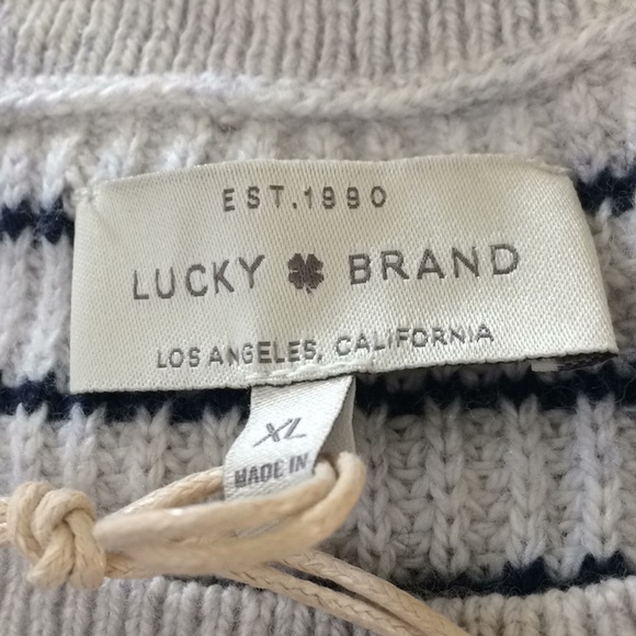 NWT Lucky Brand cold shoulder wool cashmere blend sweater L large - Picture 4 of 6
